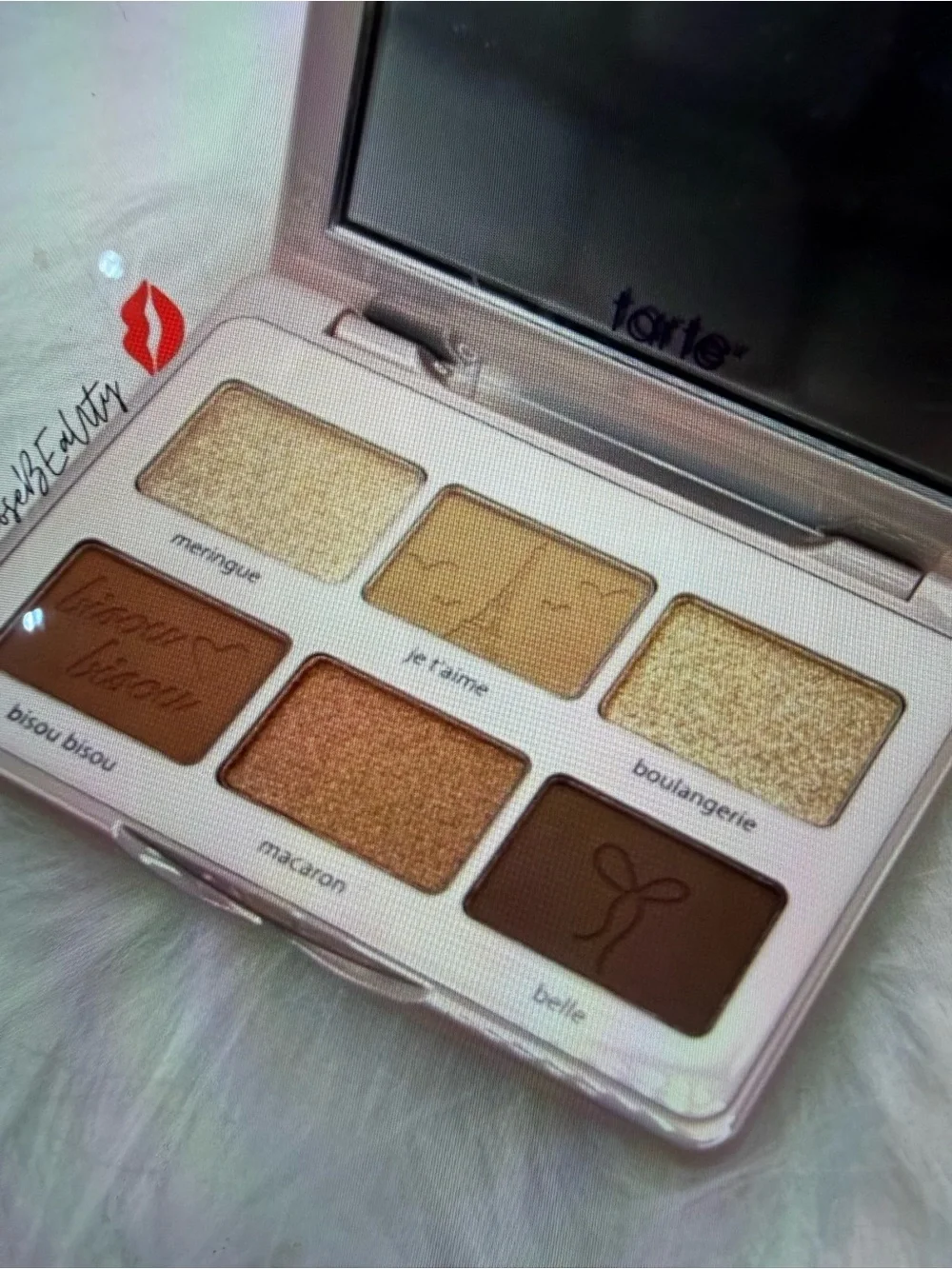 tarte Neutral Mini Eyeshadow Palette — Gold, Bronze & Brown Shades. Crème Brûlée